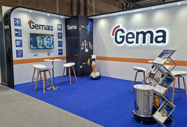 Gema exhibition stand