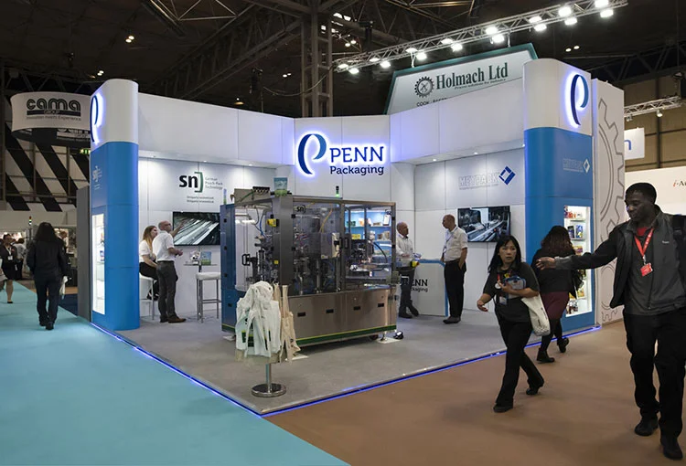 Penn packaging exhibition stand