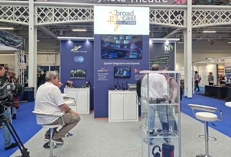 Broadcast Solutions Exhibition Stand