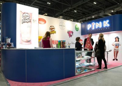 Pink Exhibition Stand
