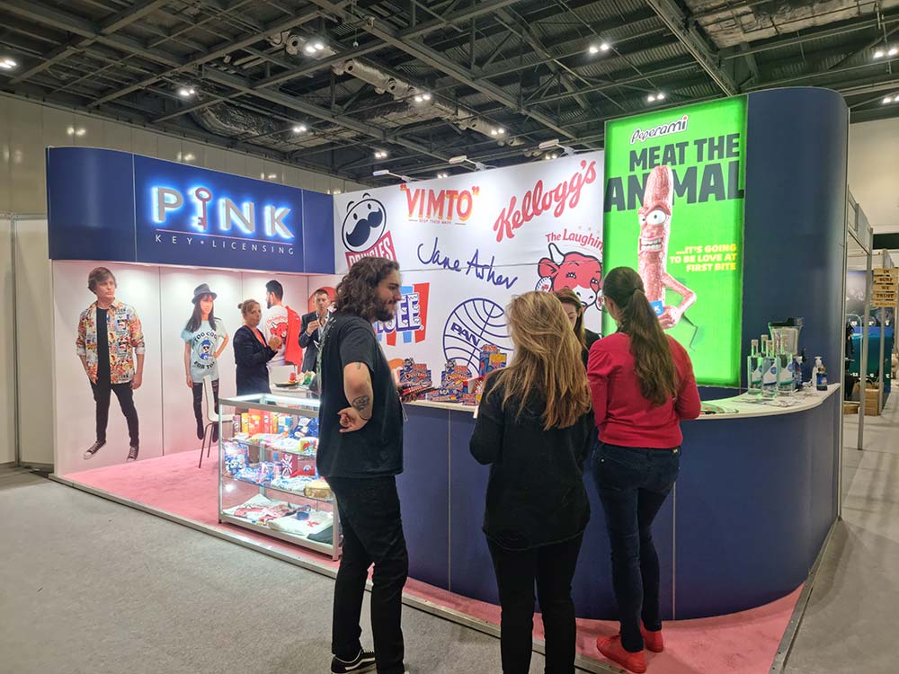 Pink Key Exhibition Stand
