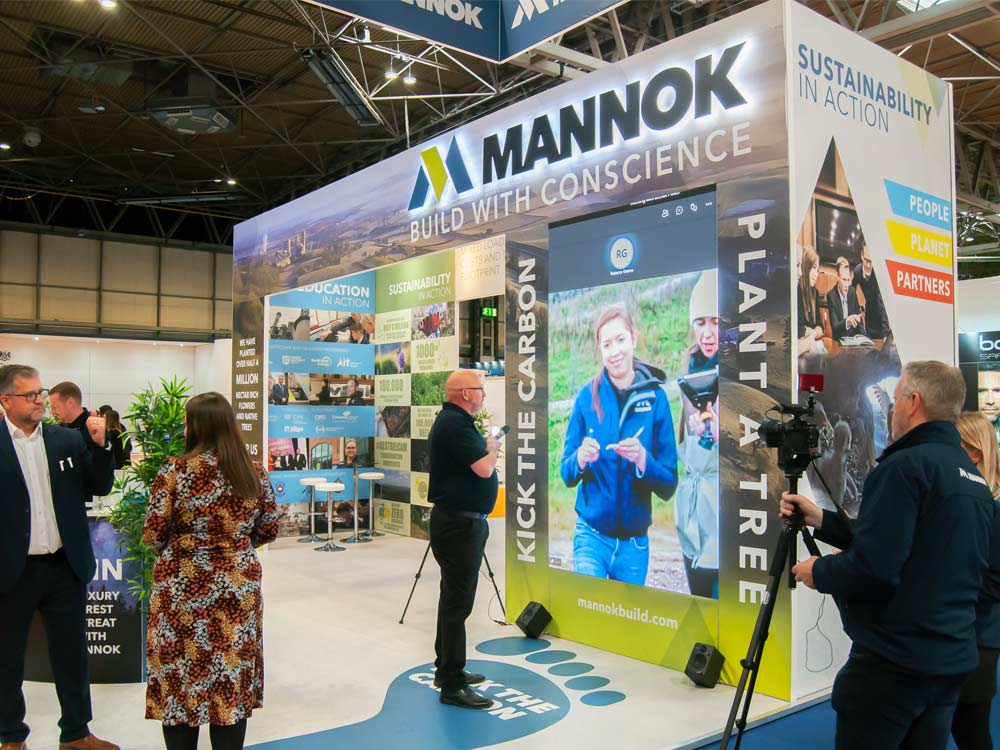 An interactive, custom exhibition stand for Mannok