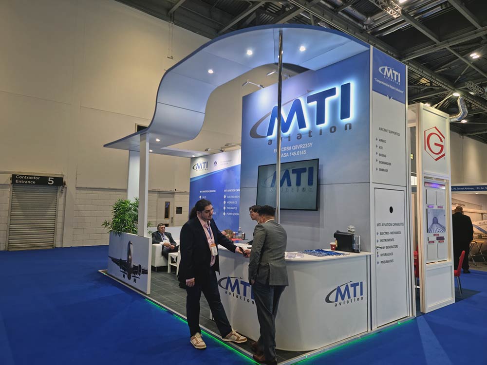 mti aviation exhibition stand