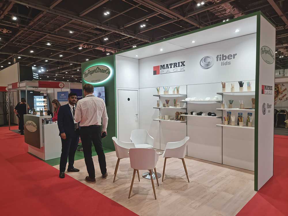 the paper straw co exhibition stand