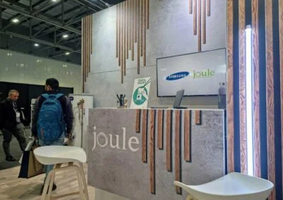 joule bespoke exhibition stand