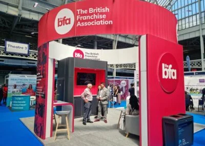 The BFA exhibition stand