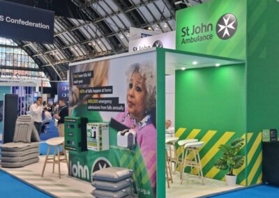 St John Ambulance exhibition stand