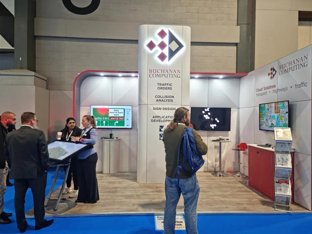 Buchanan Computing exhibition stand