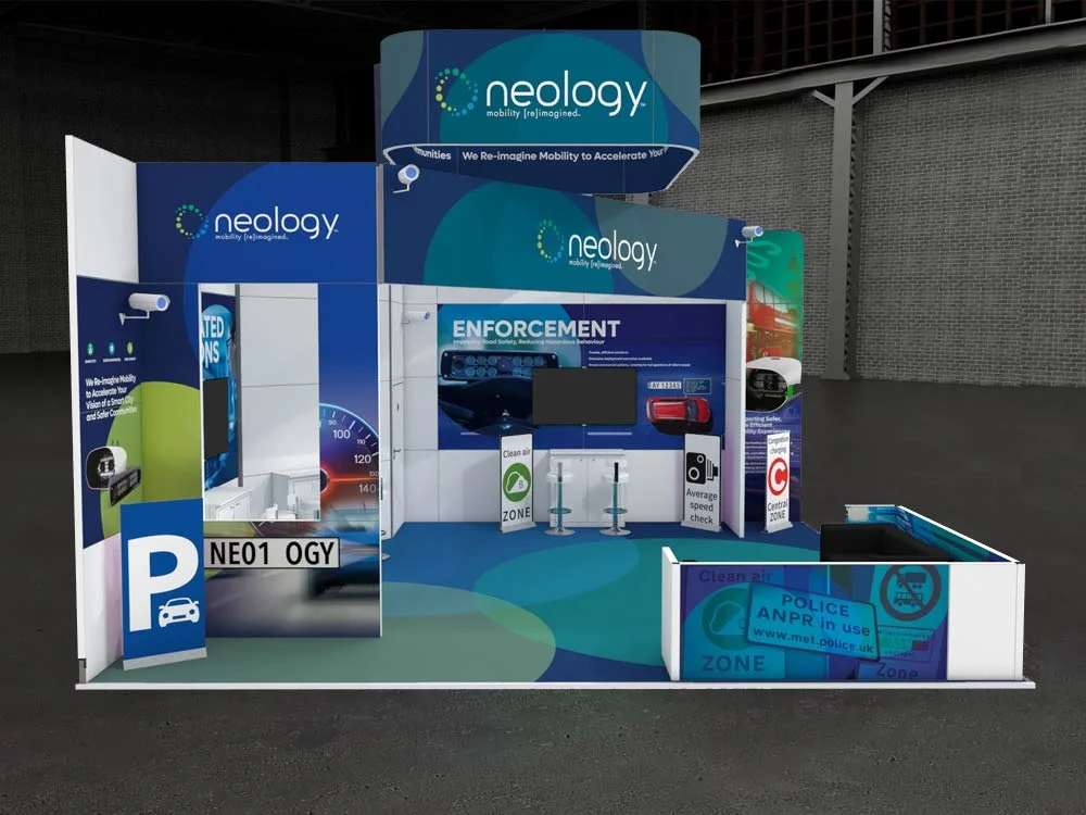 Neology exhibition stand render