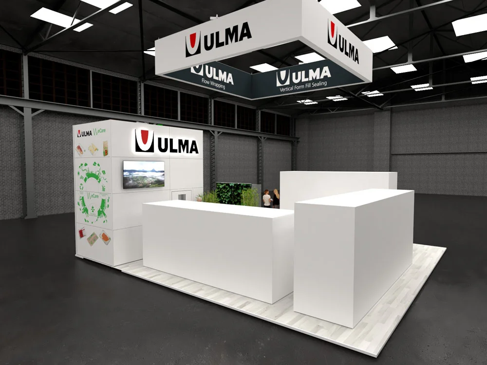 Ulma exhibition stand render FoodEx '23