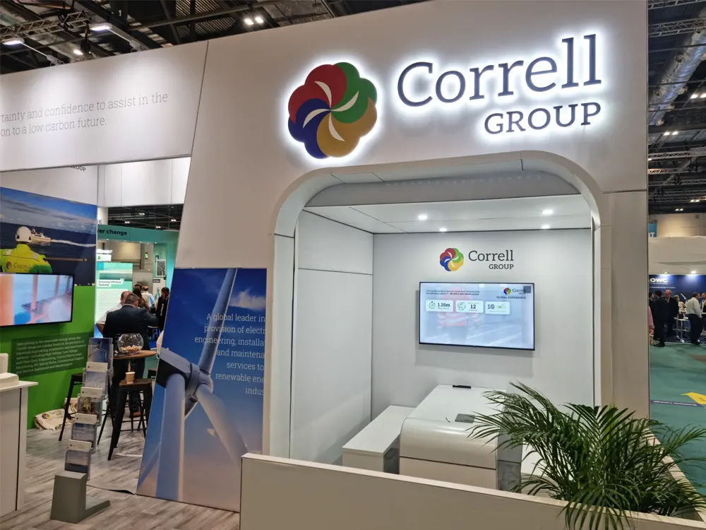 Correll Group exhibition stand at Global offshore wind '23 - image 3