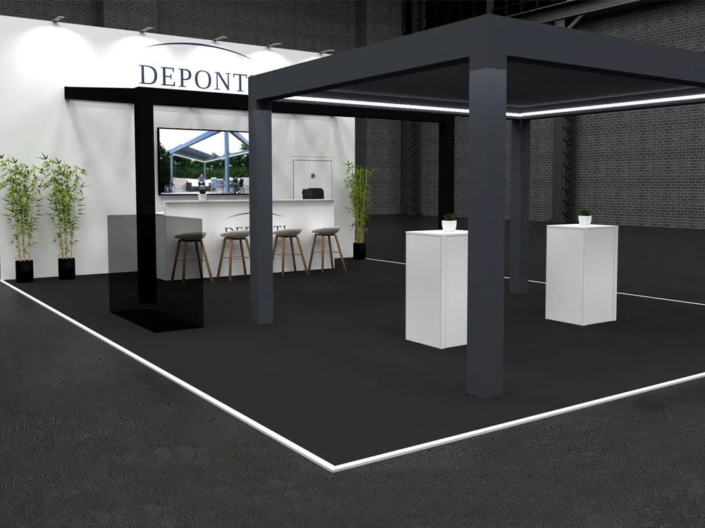 Deponti exhibition stand render