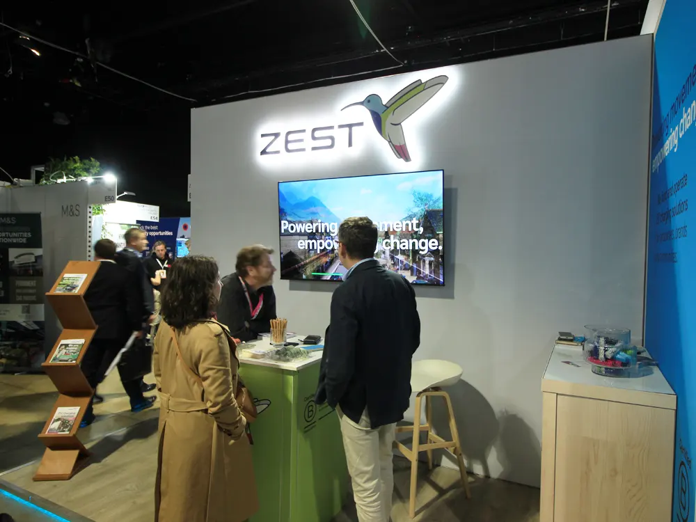 Zest exhibition stand UKREiiF '24