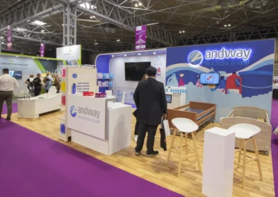 Andway exhibition stand at The Care Show '24