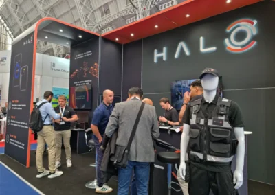 Halo exhibition stand at International Security Show '24