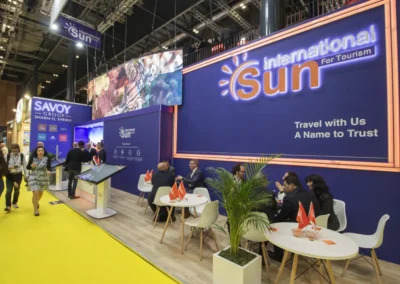 Sun International Exhibition Stand at WTM 24