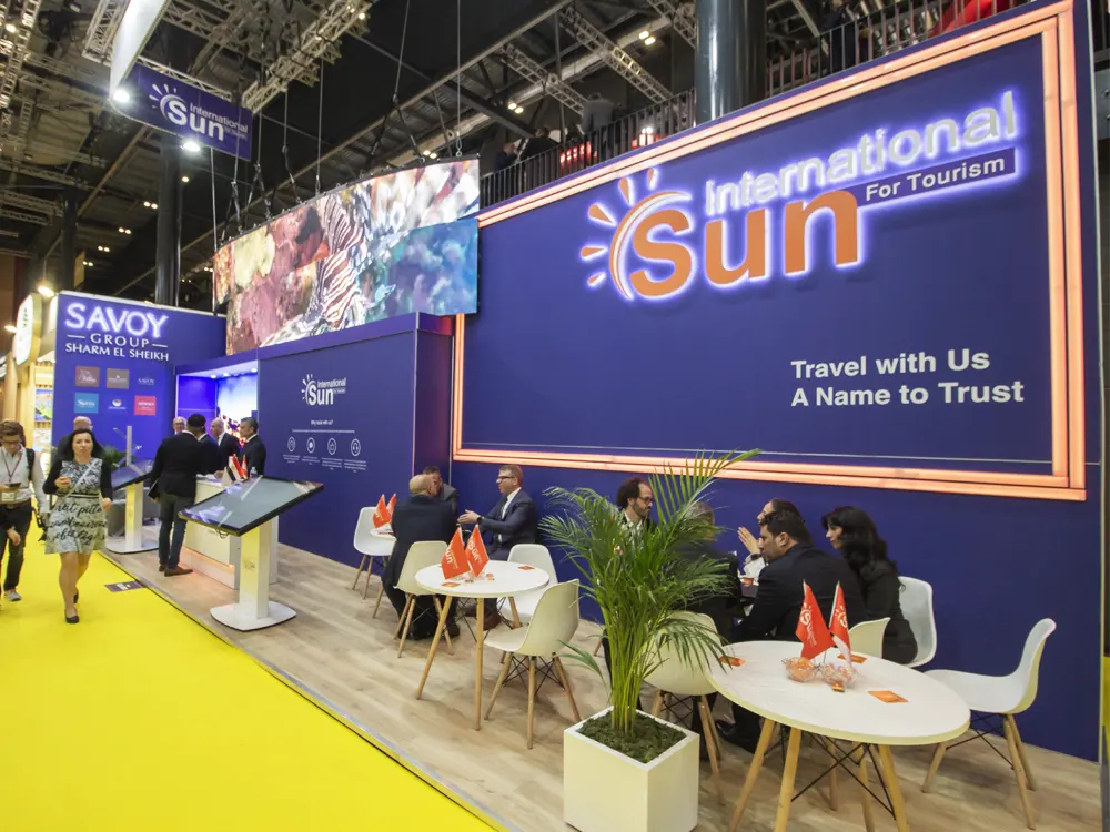 Sun International exhibition stand for wtf '24