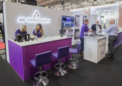AT Precision Exhibition Stand at FIT Show 25