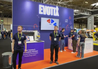 Evotix Exhibition Stand at Health and Safety Show 25