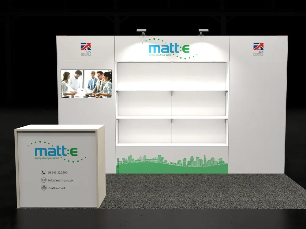 Matt:e Self Build Exhibition Stand Render