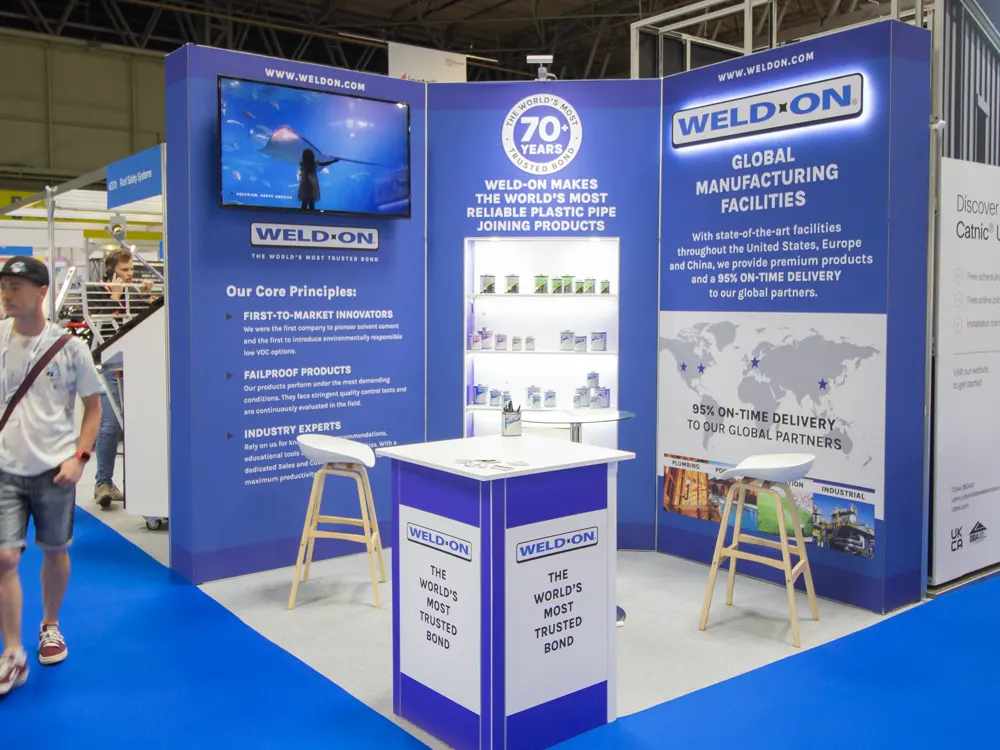 Weld-On Exhibition Stand at Installer Show 25