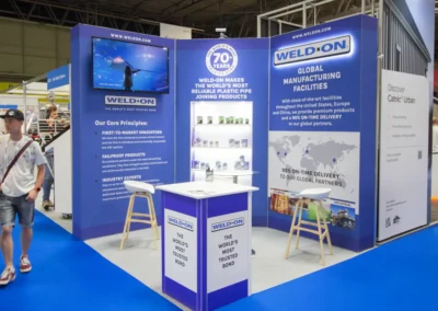 Weld-On Exhibition Stand at Installer Show 25