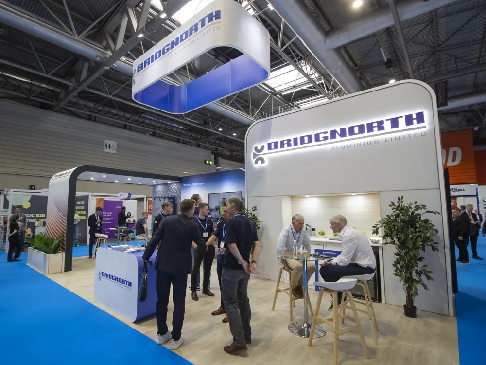 Bridgnorth Aluminium Exhibition Stand at UK Metals Expo 25