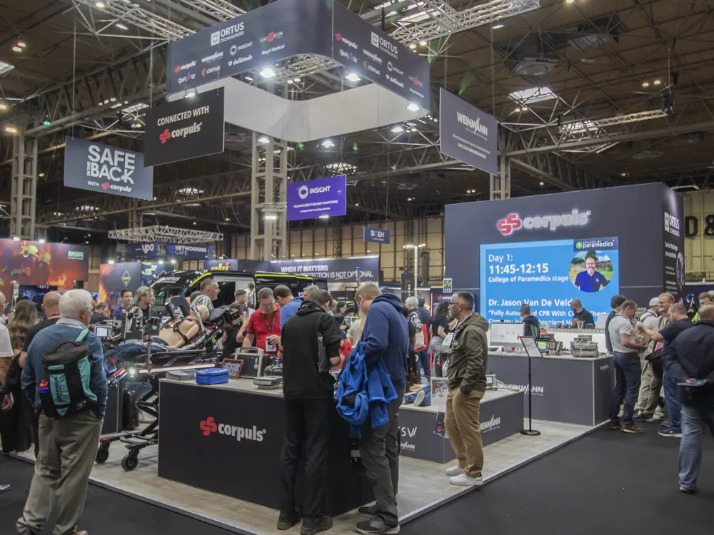 Ortus Group Exhibition Stand at Emergency Services Show 25
