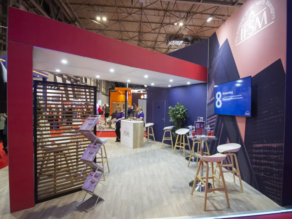 IFSM-Exhibition-Stand-at-The-Fire-Safety-Event-2026-3 exhibition stand gallery-image