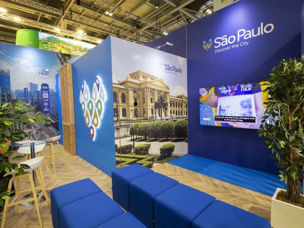 Sao-Paulo-Tourism-Board-Exhibition-Stand-at-WTM-2025-2 exhibition stand gallery-image