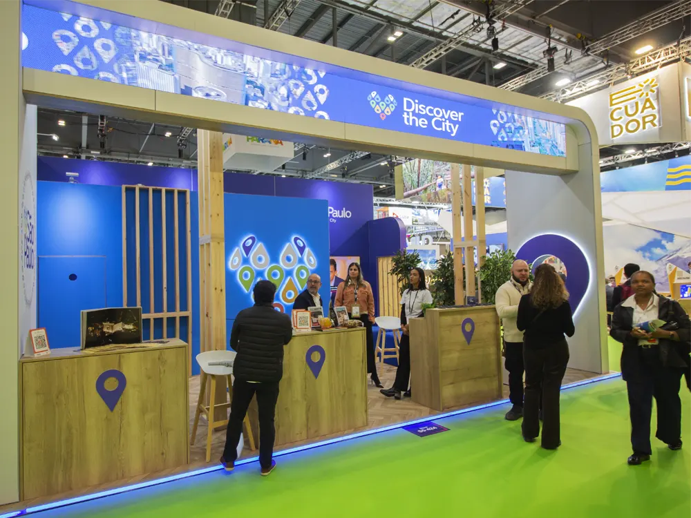 Sao-Paulo-Tourism-Board-Exhibition-Stand-at-WTM-2025-4 exhibition stand gallery-image